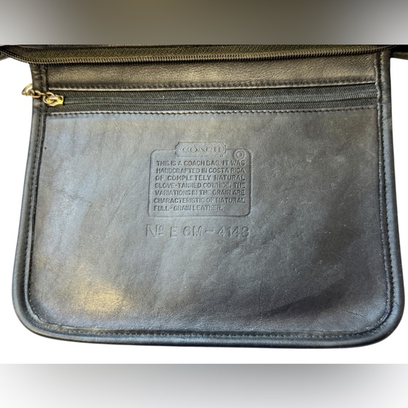 Vintage Coach Legacy 4143 Crossbody Bag in Black Leather Coach Vintage - Picture 5 of 16